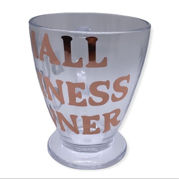 NWT Wool + Pepper Co. Small Business Owner Glass Coffee Mug - Picture 4 of 5